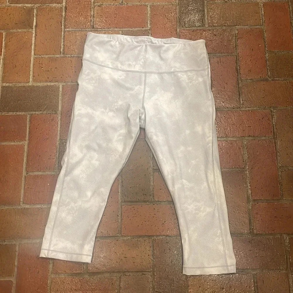 Gray‎ Athleta Crop Leggings XL - Picture 1 of 6